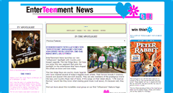 Desktop Screenshot of enterteenmentnews.com