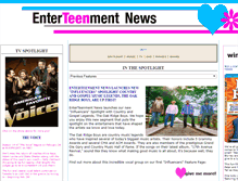 Tablet Screenshot of enterteenmentnews.com